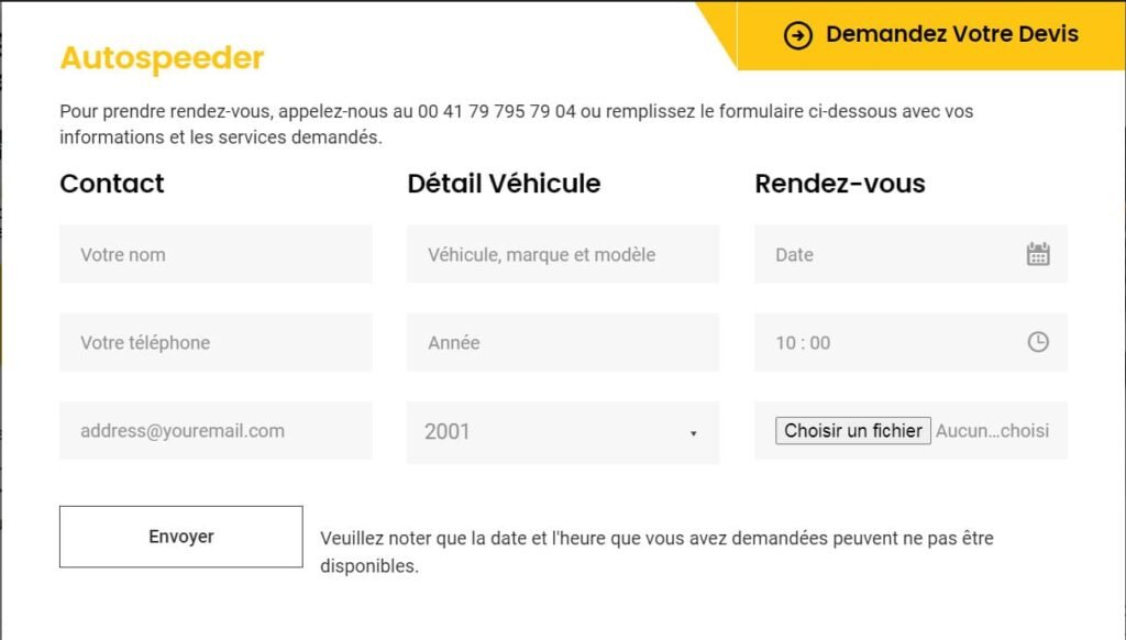 Estimer sa voiture chez Autospeeder